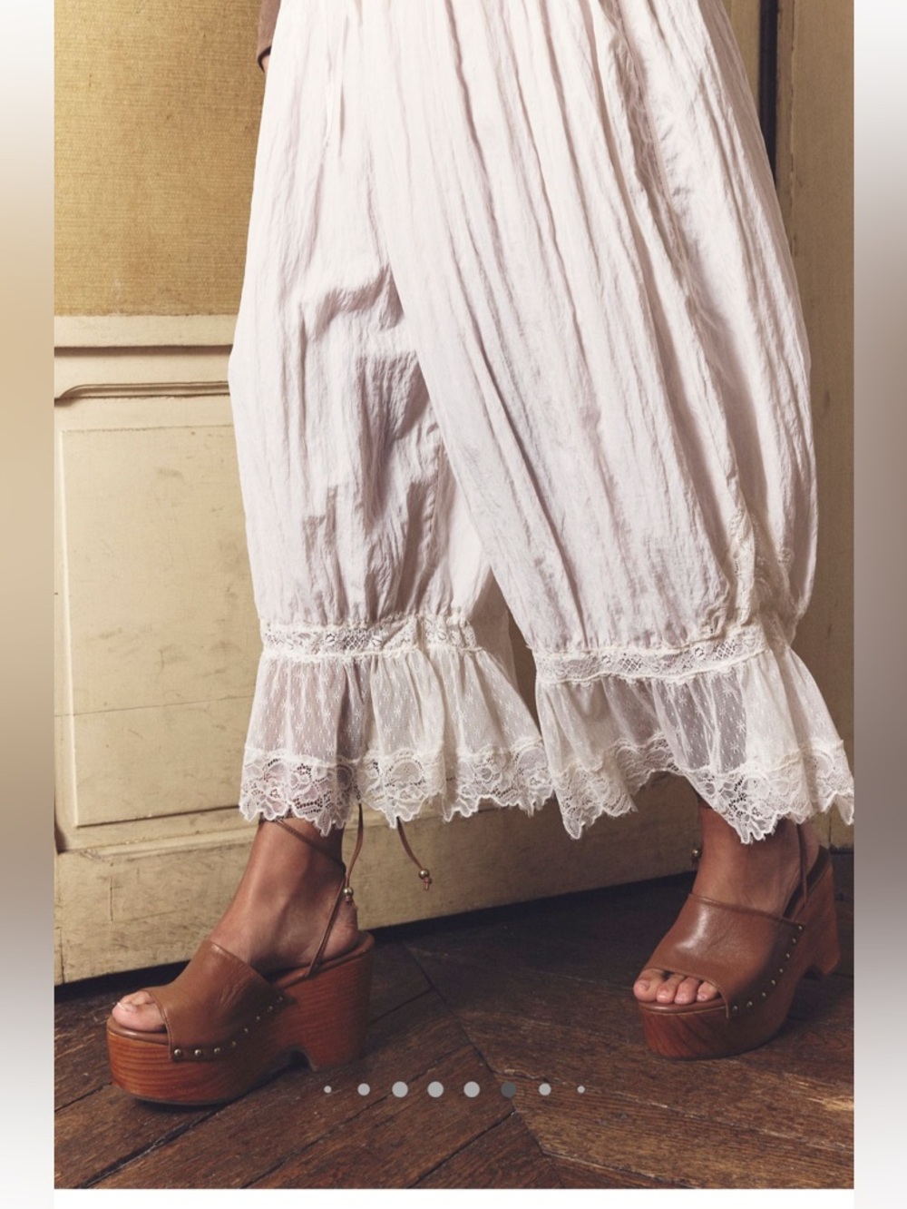 Free People Intimately Forever Young Lace Bloomers in White Alyssium - Picture 4 of 13